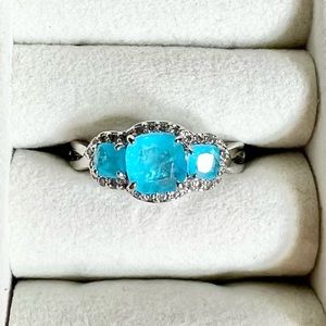 Bomb Party Size 8 - “Icing On Top” RBP2132 (Light Blue Quartz Fusion)